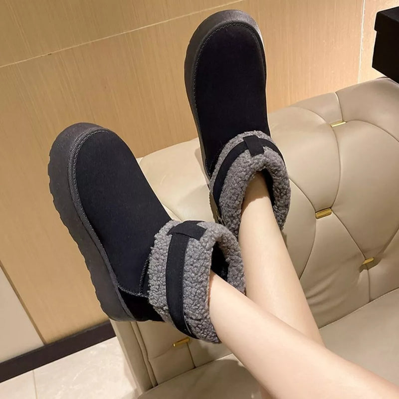 Cozy Plush-Lined Winter Ankle Boots | Lola Mariee