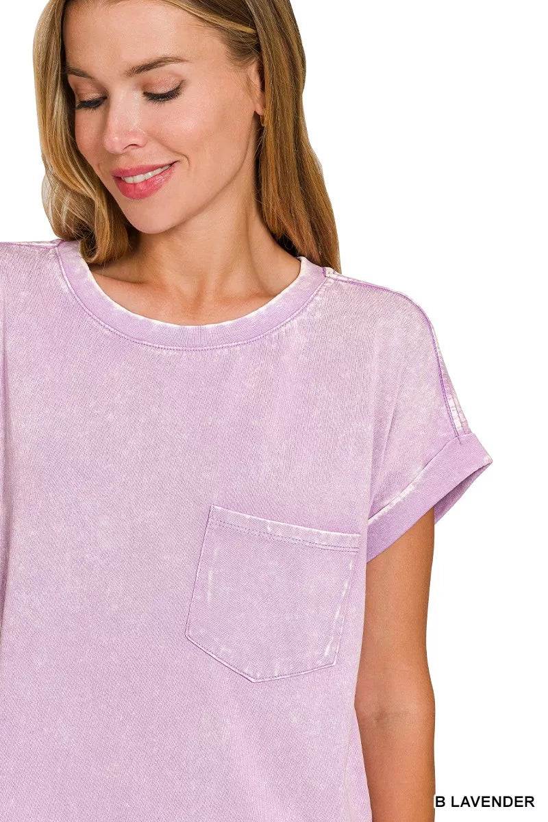 Zenana Premium Cotton Washed T-Shirt Dress - Trendsi | Lola Mariee