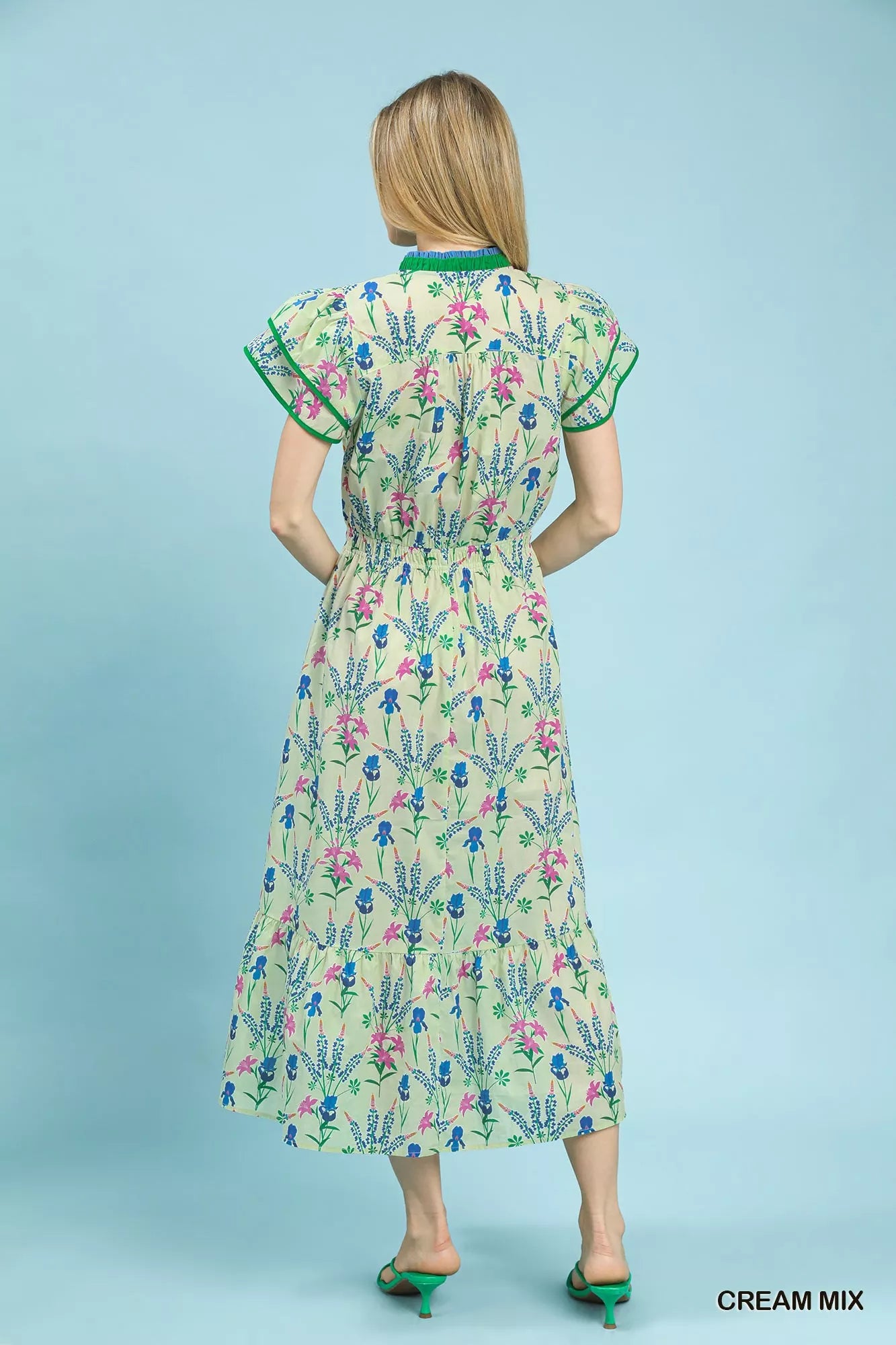 Umgee Mix Floral Midi Dress - Trendsi | Lola Mariee