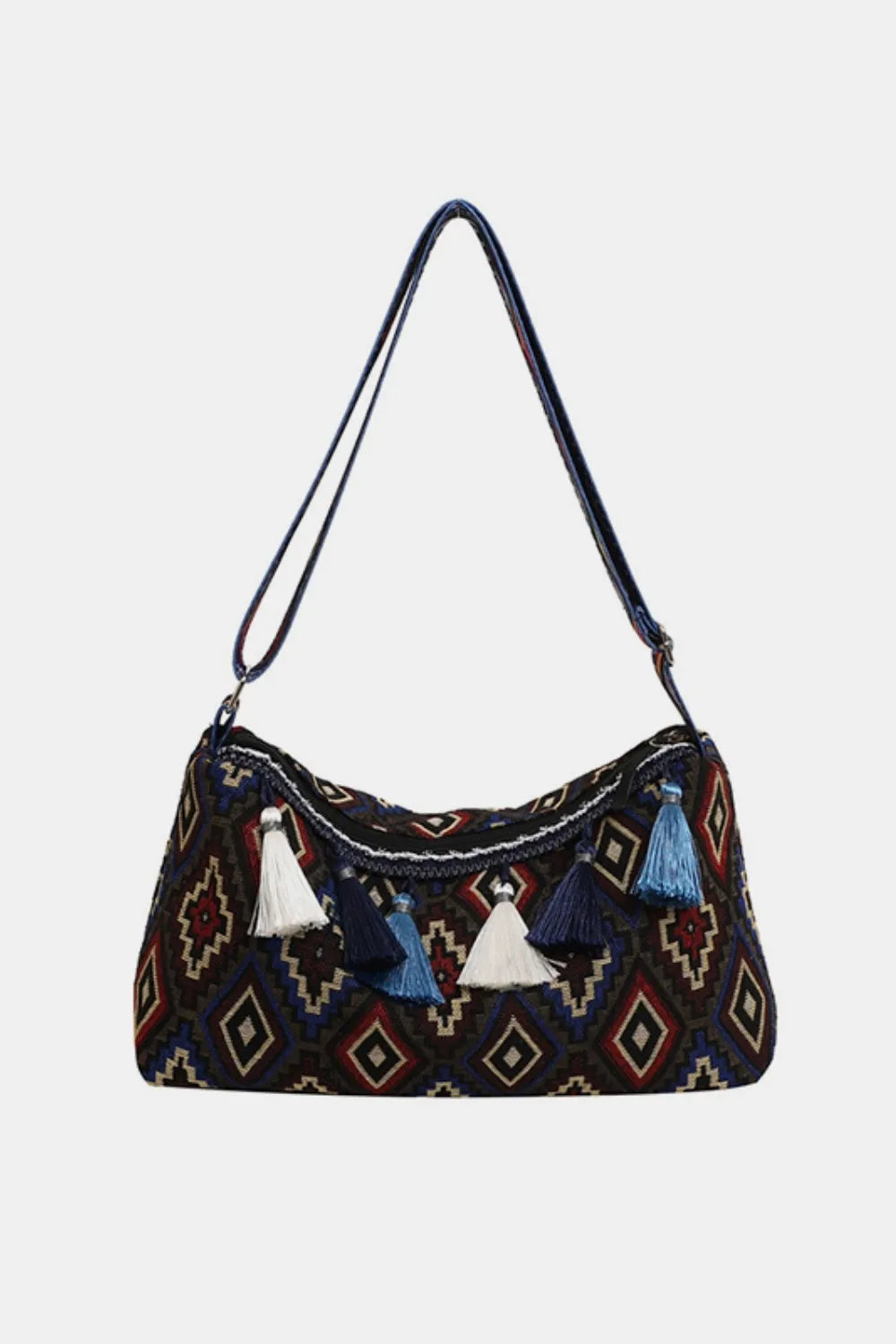 Tassel Adjustable Strap Shoulder Bag – view 7 | Lola Mariee