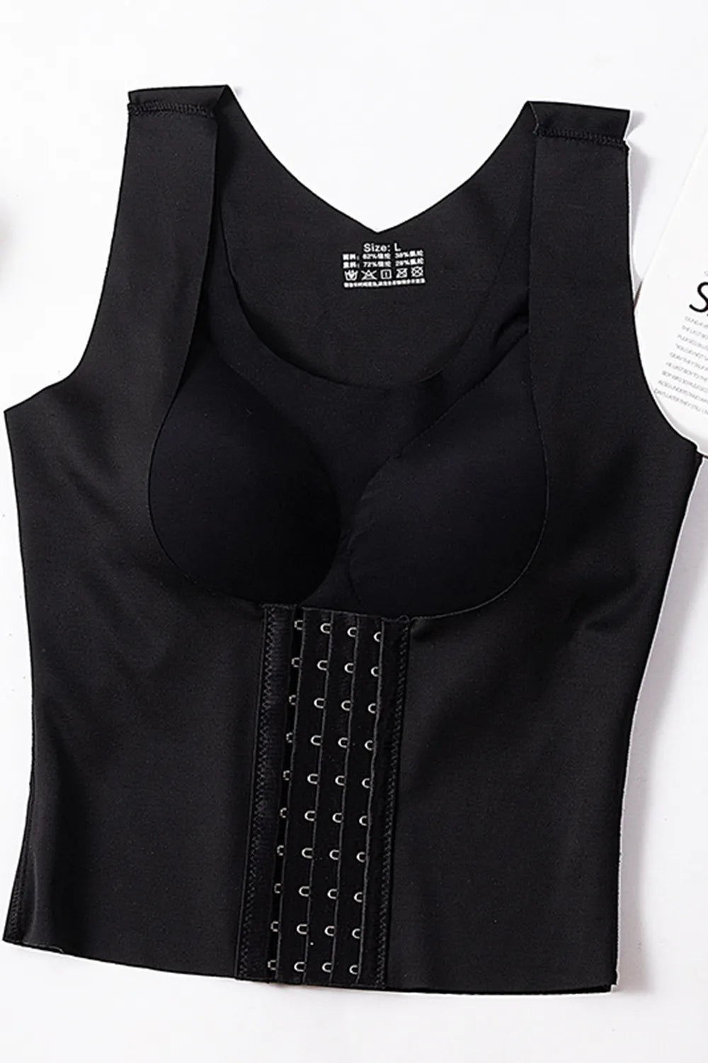 Basic Bae Scoop Neck Shapewear Tank with Removable Paddings – view 8 | Lola Mariee