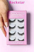 SO PINK BEAUTY Faux Mink Eyelashes 5 Pairs - LOLA MARIEE | Lola Mariee