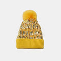 Thermal Knit Hat with Pompom - women's fashion at Lola Mariee boutique