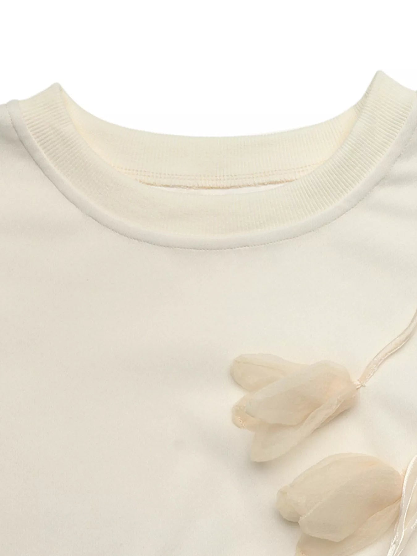 Flower Dropped Shoulder Sweatshirt - Trendsi | Lola Mariee