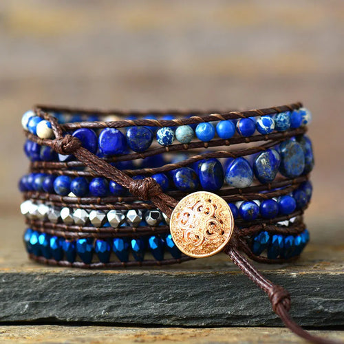 Alloy Bead Braided Bracelet – view 2 | Lola Mariee