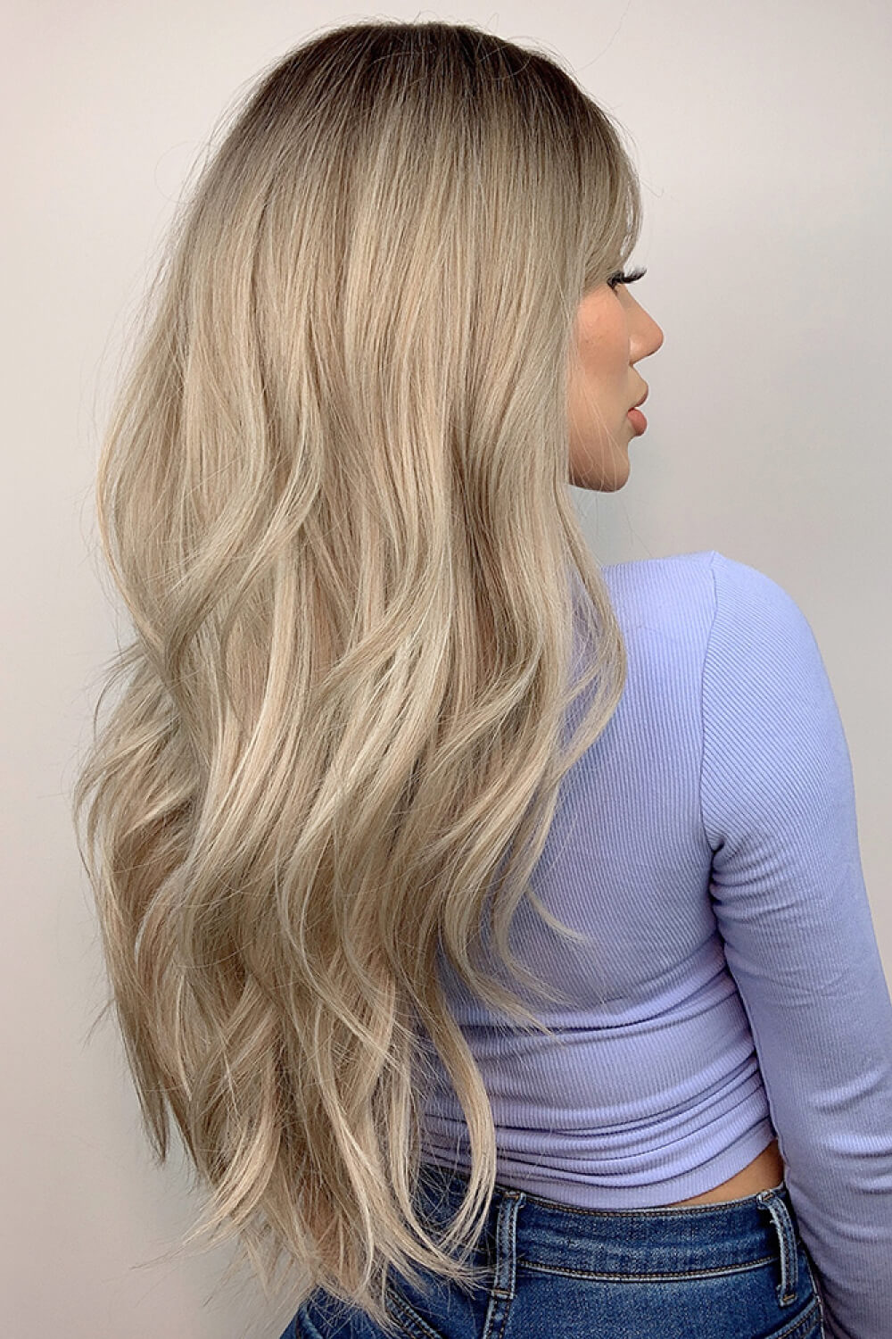 Full Machine Long Wave Wigs 26'' - Trendsi | Lola Mariee