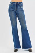 RISEN High Rise Flare Jeans - women's bottoms at Lola Mariee boutique
