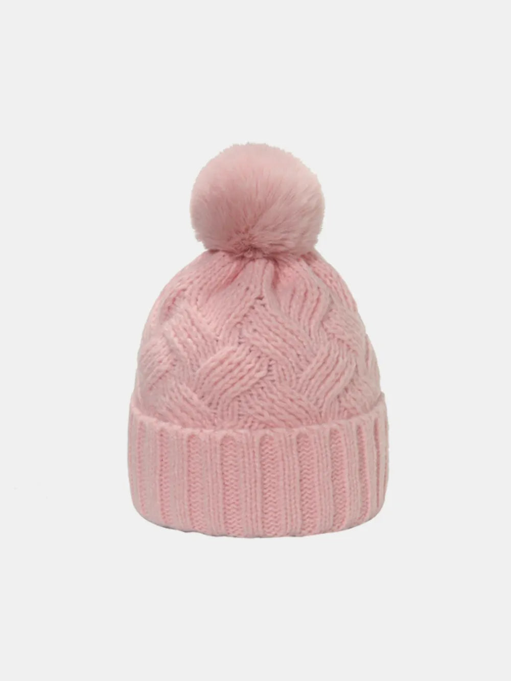 Roll Rim Cable-Knit Hat – view 5 | Lola Mariee