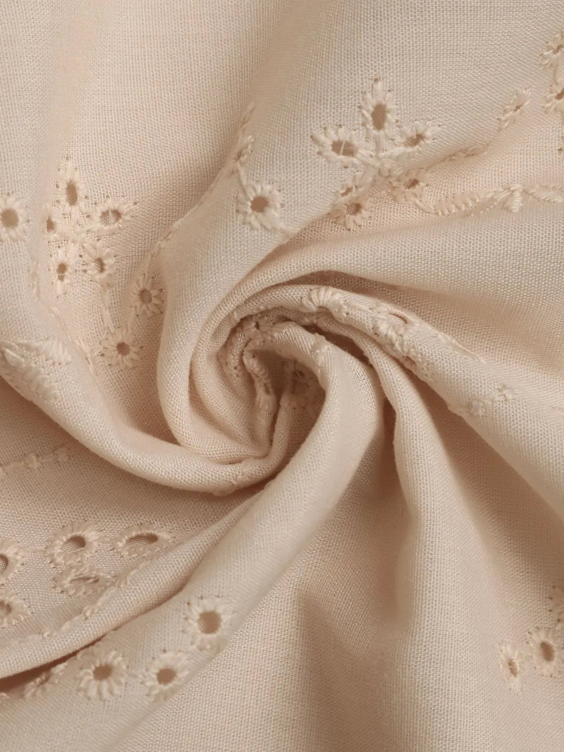 Eyelet Open Front Vest - Trendsi | Lola Mariee