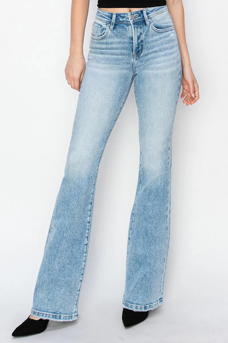 RISEN High Rise Bootcut Jeans - women's shoes at Lola Mariee boutique