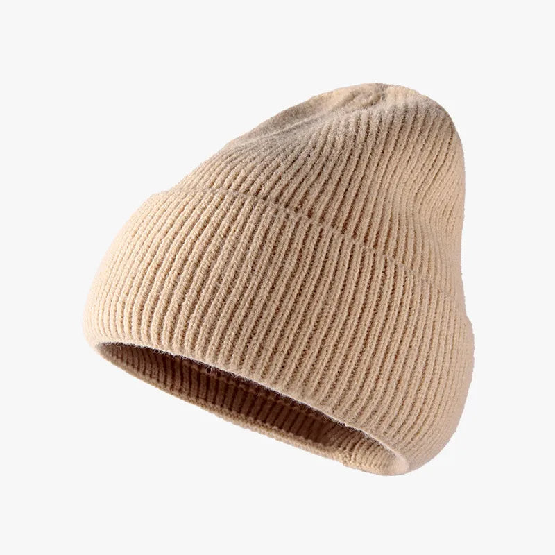 Thermal Solid Knit Hat – view 8 | Lola Mariee