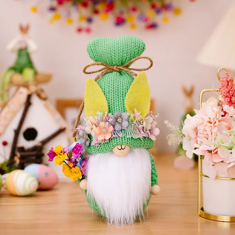 Easter Knit Faceless Doll – view 4 | Lola Mariee