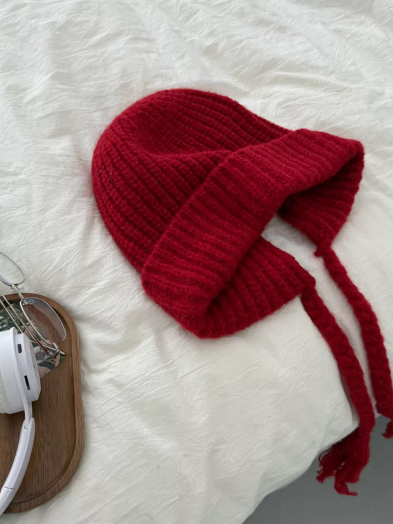 Cozy Knit Braided Beanie Hat – view 4 | Lola Mariee
