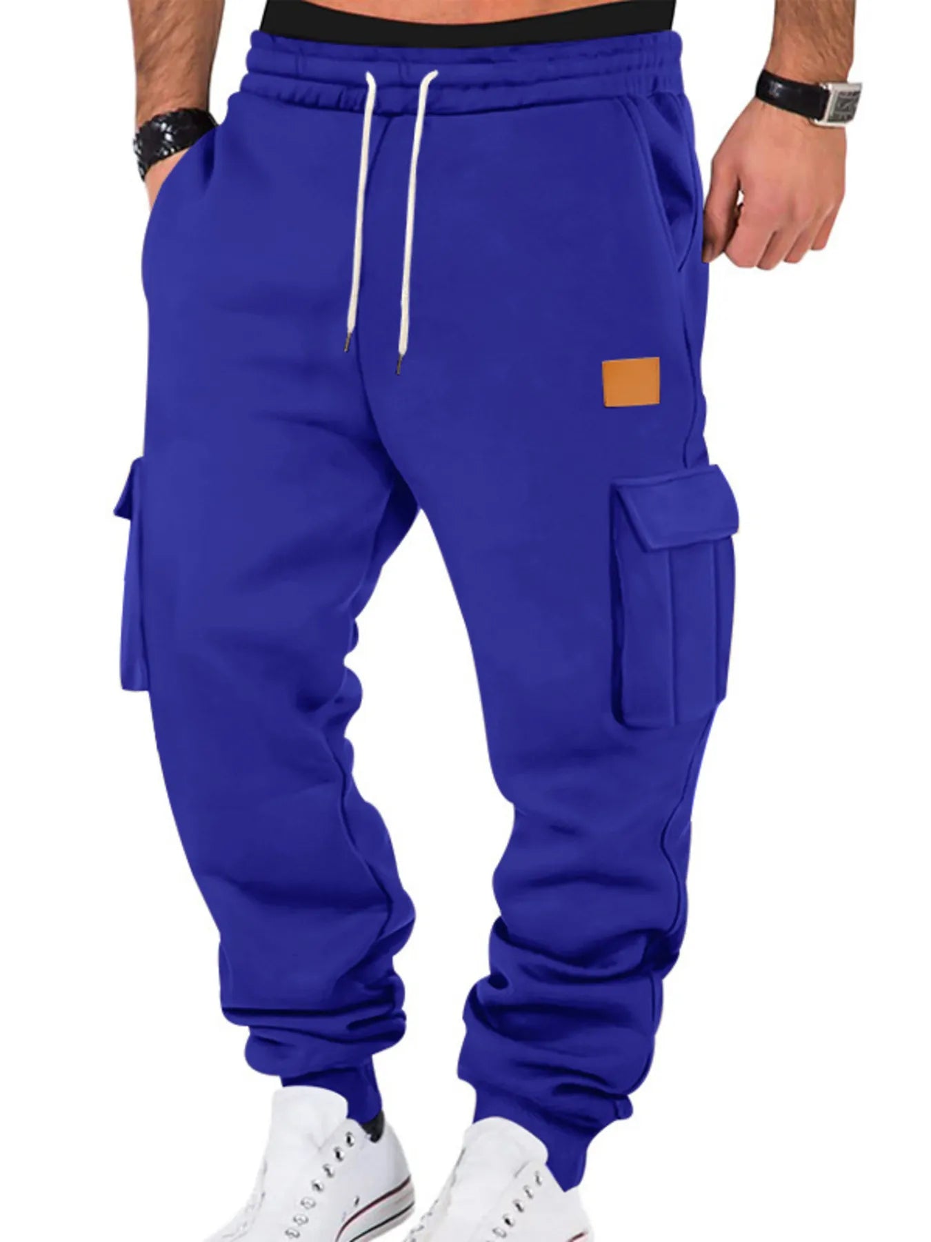 Men's Full Size Drawstring Cargo Jogger Pants Plus Size – view 4 | Lola Mariee