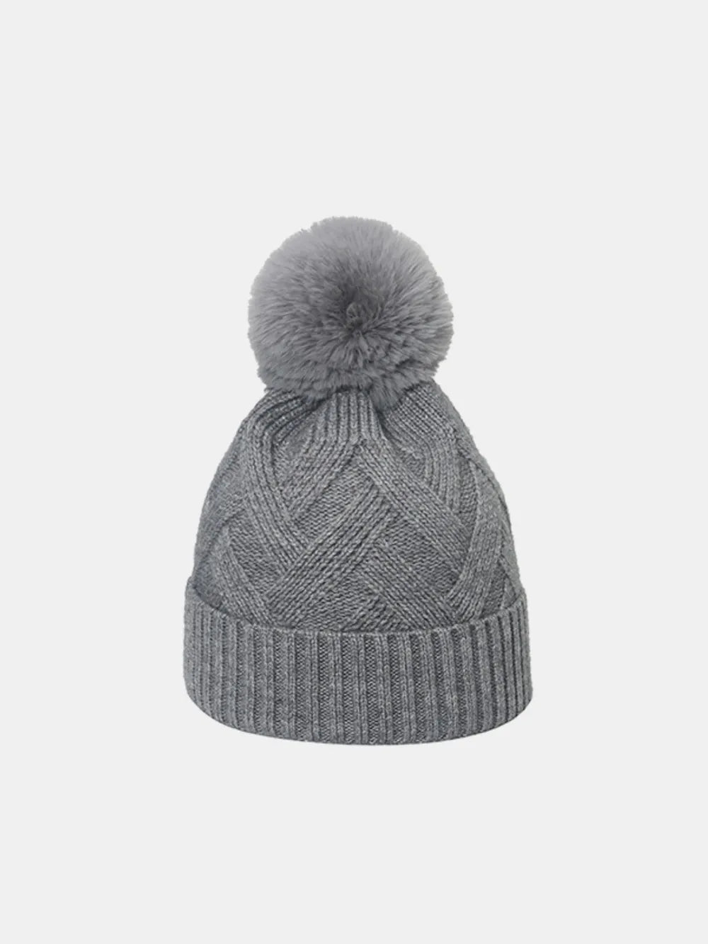 Roll Rim Hat with Pompom – view 7 | Lola Mariee
