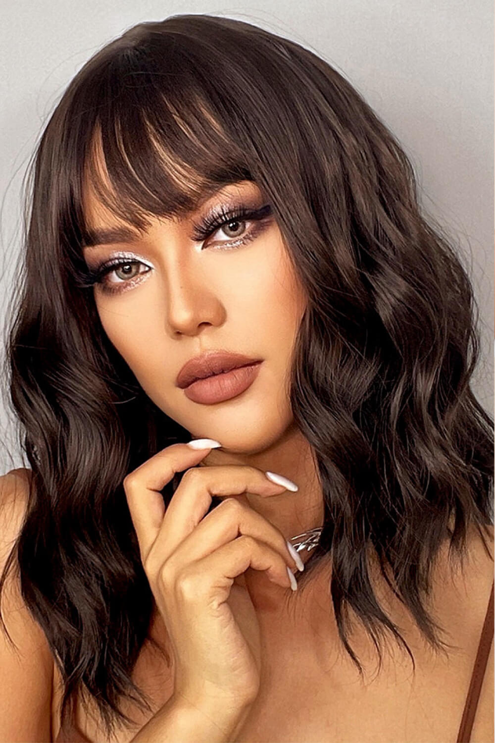 Natural Looking Synthetic Full Machine Bobo Wigs 12'' - Trendsi | Lola Mariee
