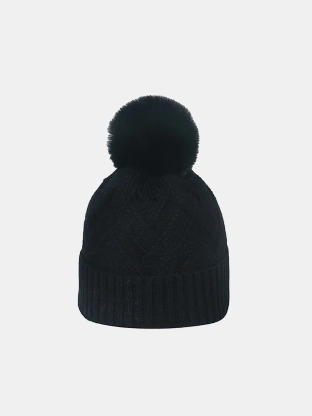 Roll Rim Hat with Pompom – view 6 | Lola Mariee