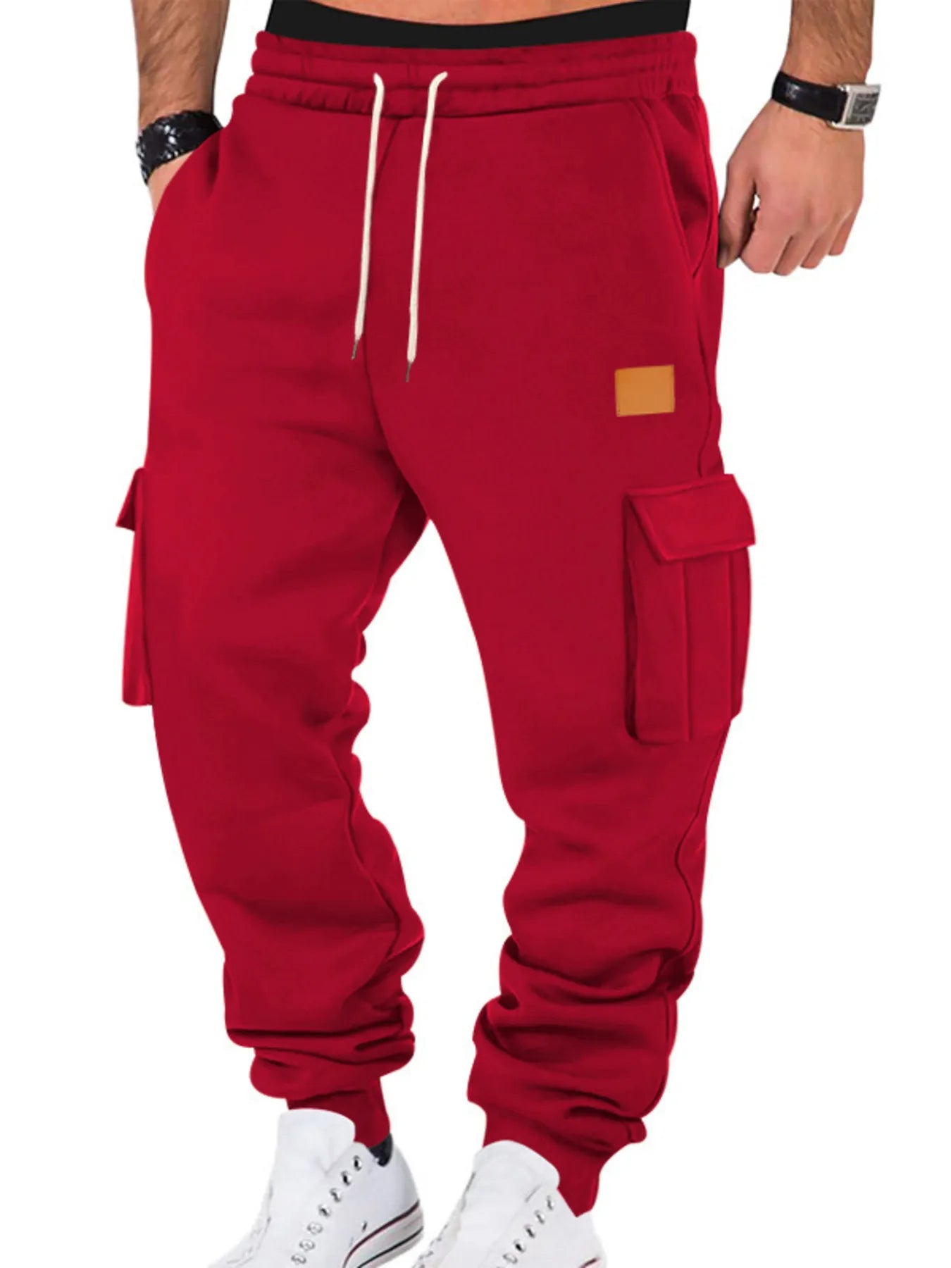 Men's Full Size Drawstring Cargo Jogger Pants Plus Size – view 2 | Lola Mariee
