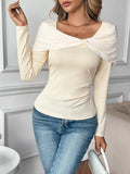 Bow Long Sleeve T-Shirt - Trendsi | Lola Mariee