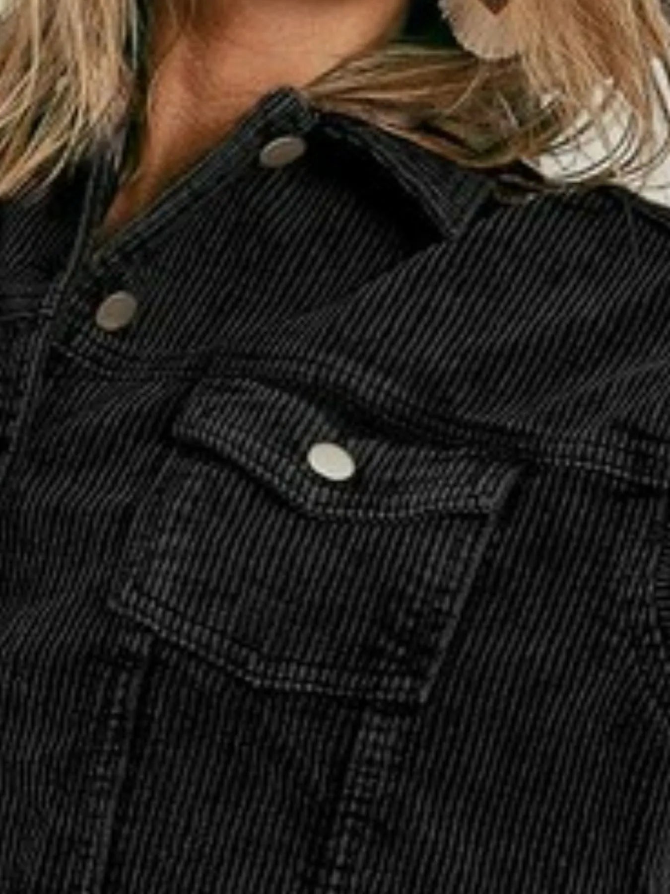BiBi Vintage Washed Corduroy Jacket – view 2 | Lola Mariee