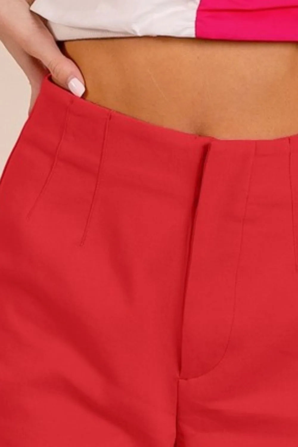 BiBi Bandless Tailored Shorts - Trendsi | Lola Mariee