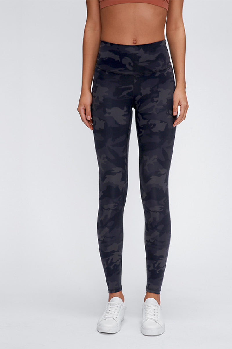Millennia Wide Seamless Band Waist Sports Leggings | Lola Mariee