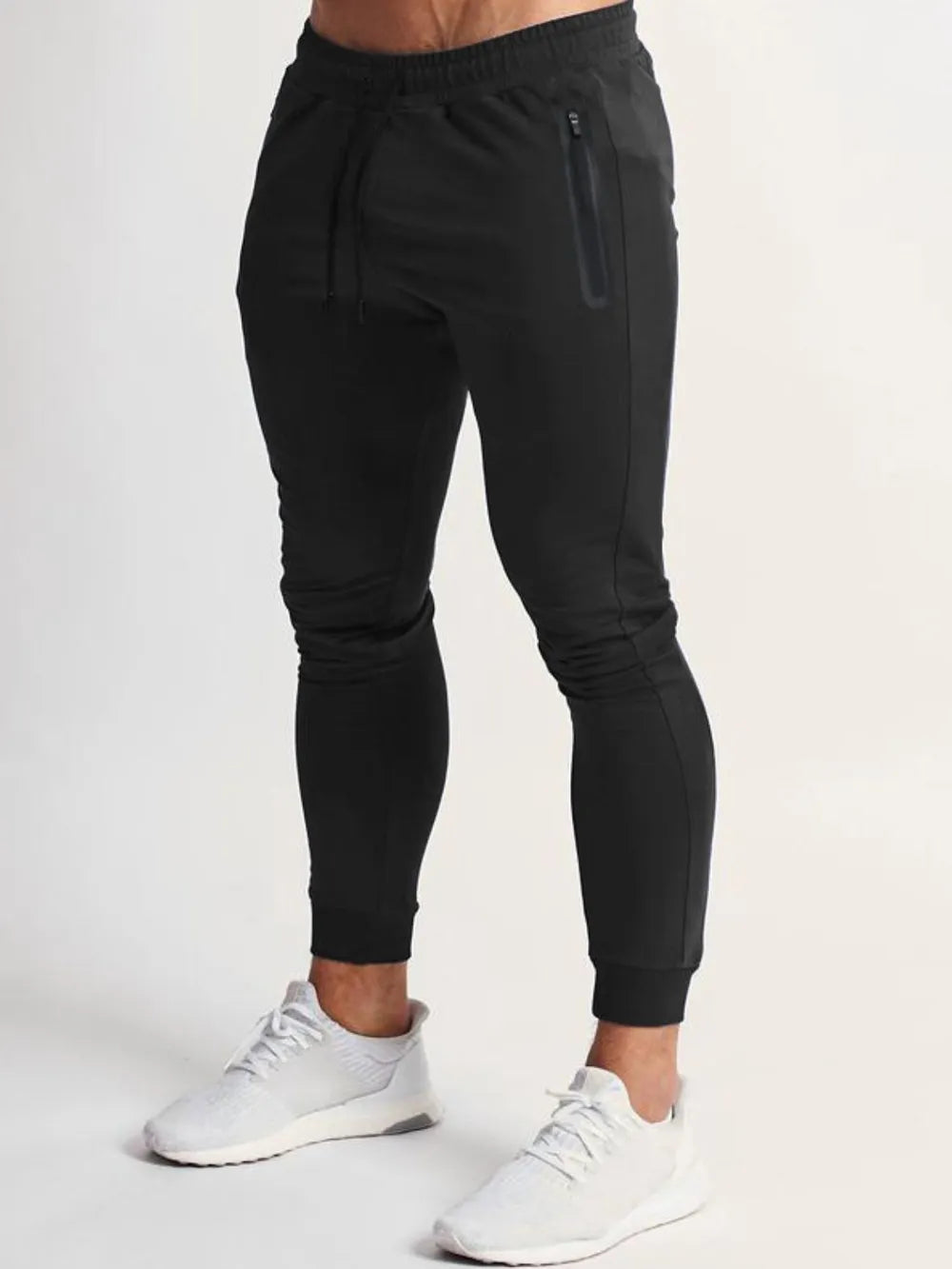 Men's Full Size Drawstring Pants with Pockets Plus Size – view 3 | Lola Mariee