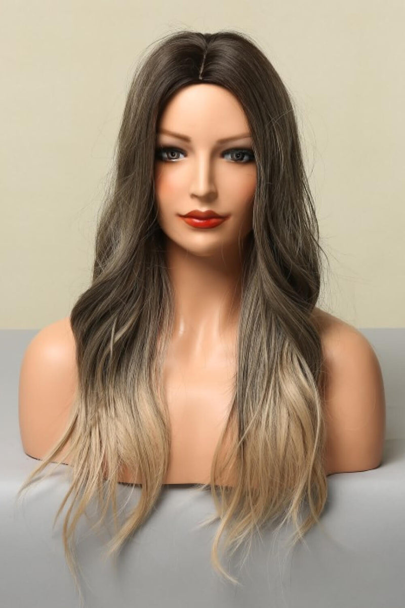 13*1" Full-Machine Wigs Synthetic Long Straight 24" | Lola Mariee