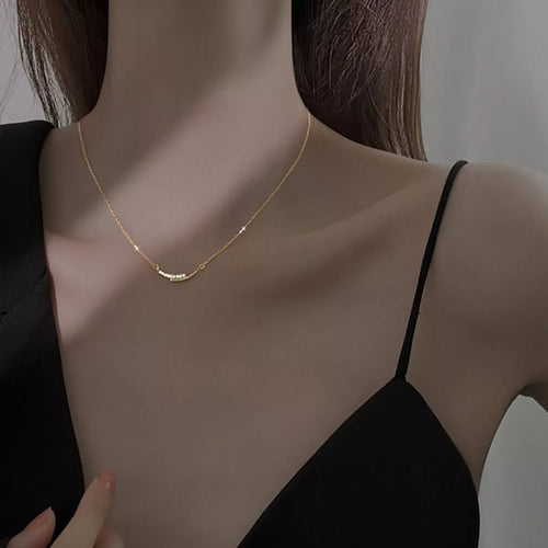 925 Sterling Silver Rhinestone Necklace | Lola Mariee