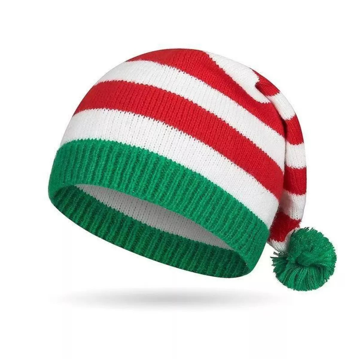 Christmas Knitted Beanie Hat – view 4 | Lola Mariee