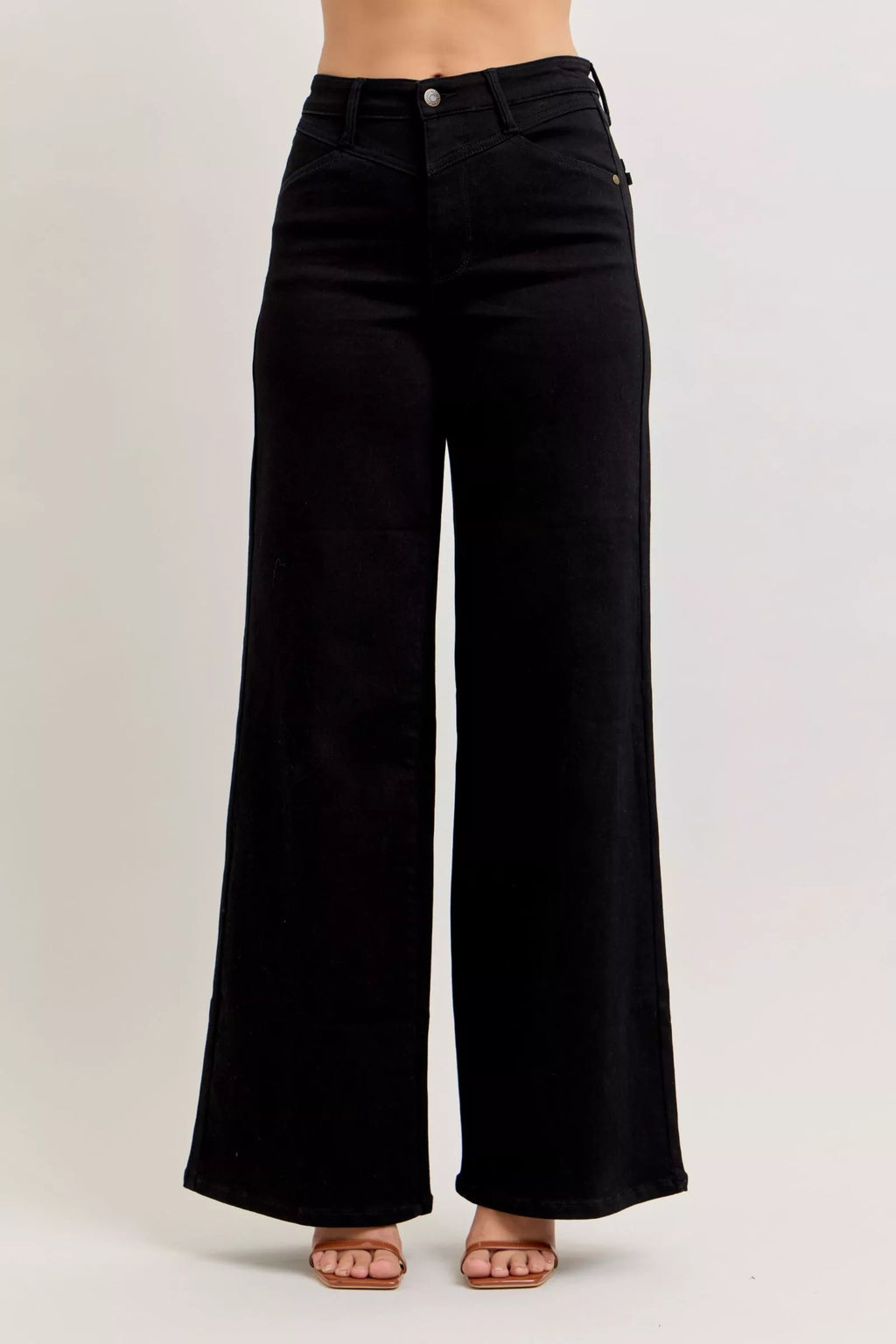 Judy Blue High-Waisted Wide Leg Jeans - women's bottoms at Lola Mariee boutique