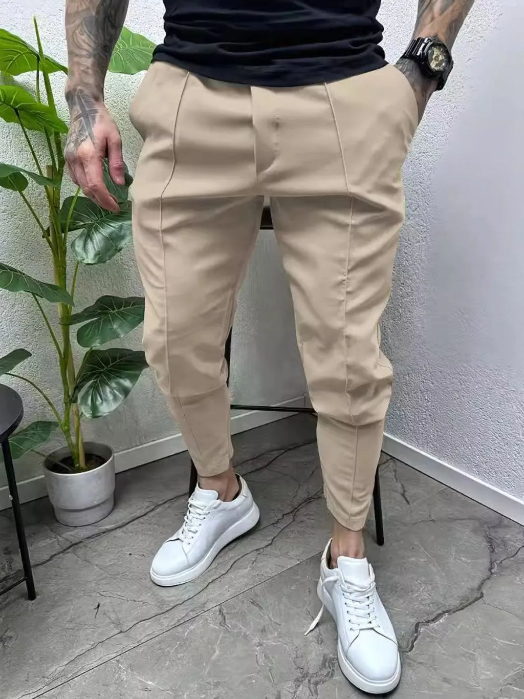 Men's Full Size Pockets Joggers Plus Size - women's fashion at Lola Mariee boutique