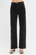RISEN Full Size High Rise Wide Leg Jeans Plus Size - women's bottoms at Lola Mariee boutique