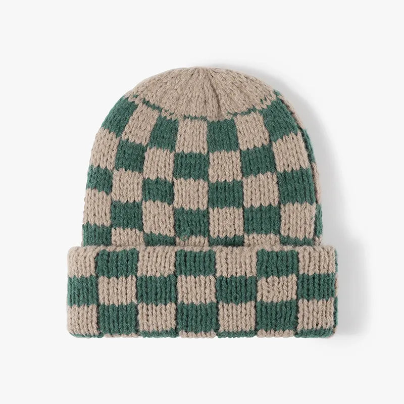 Thermal Checkered Hat | Lola Mariee