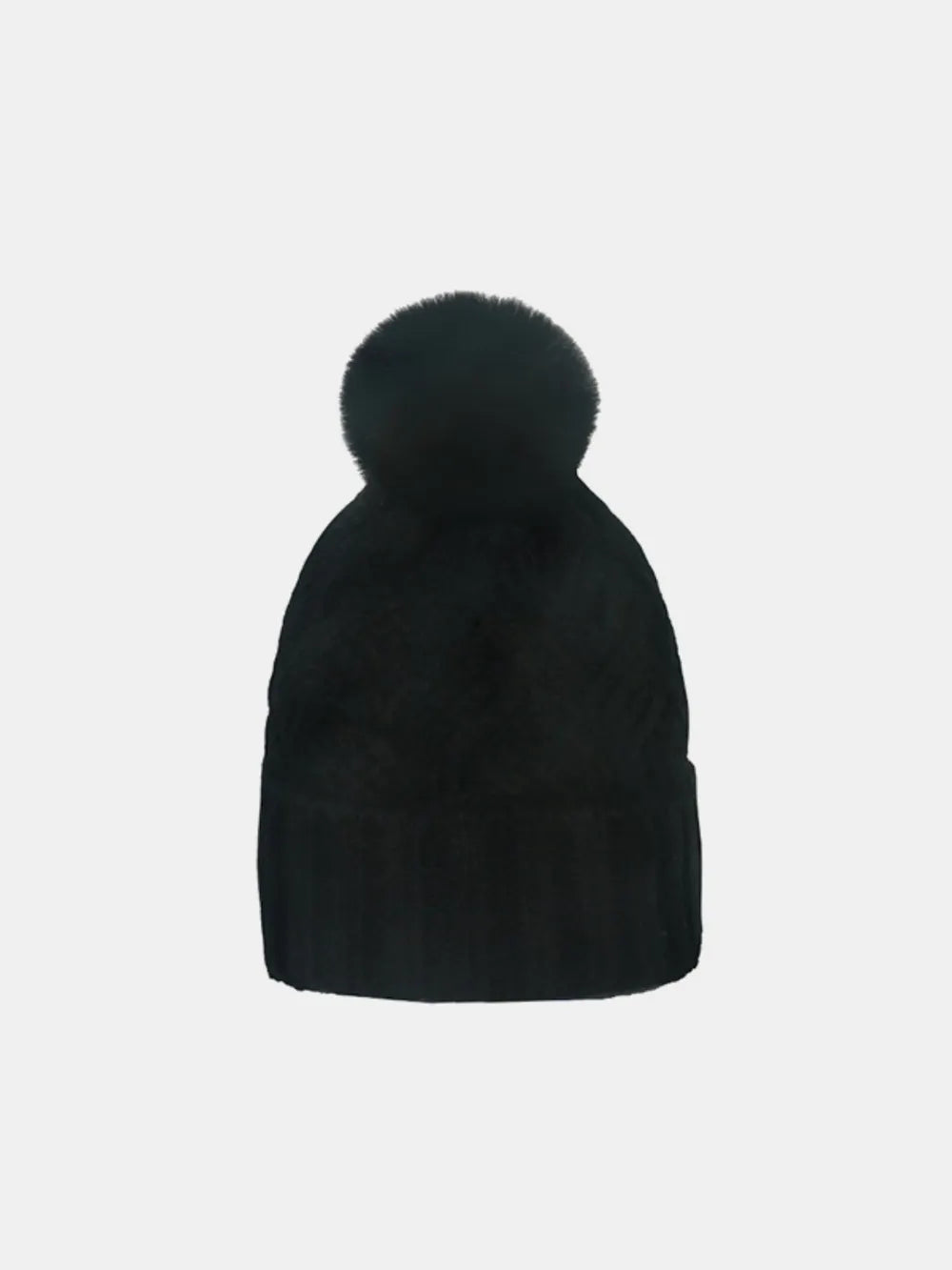 Roll Rim Cable-Knit Hat – view 6 | Lola Mariee