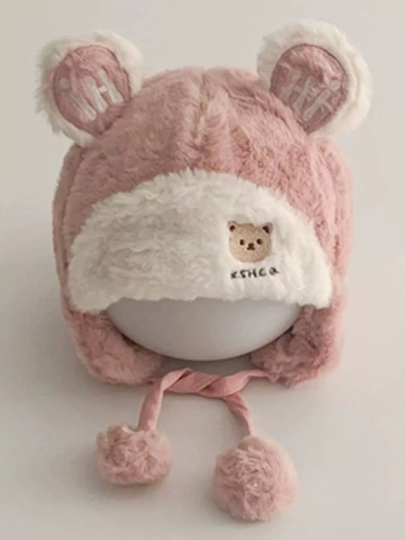 Children's Bear Ear Fluffy Hat – view 10 | Lola Mariee