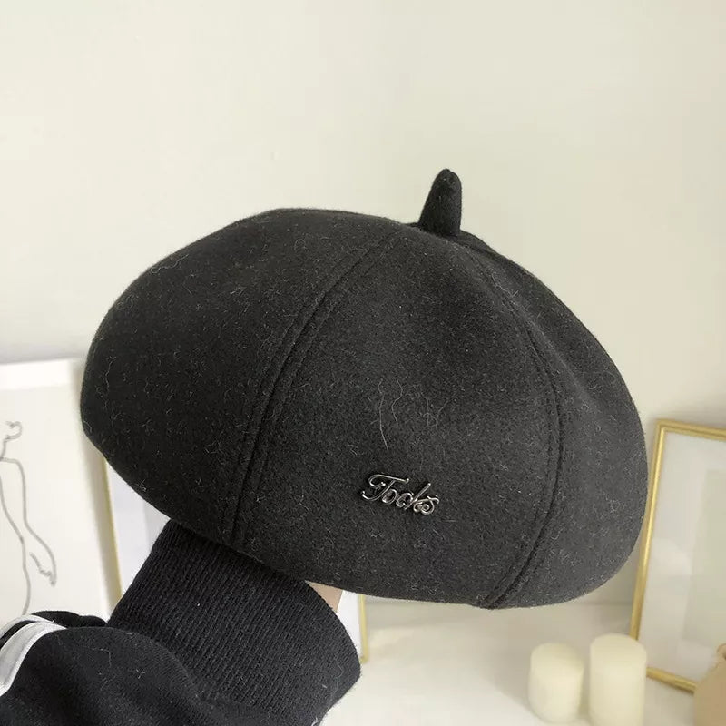 Solid Color Beret Hat – view 7 | Lola Mariee