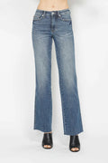 Judy Blue Full Size Tummy Control Straight Jeans - women's bottoms at Lola Mariee boutique