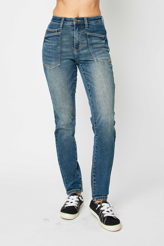 Judy Blue Full Size High Waist Skinny Jeans – view 6 | Lola Mariee