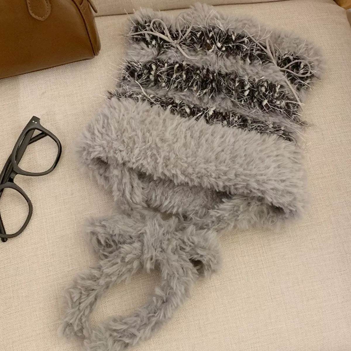Cute Cat Ear Fluffy Winter Hat – view 5 | Lola Mariee