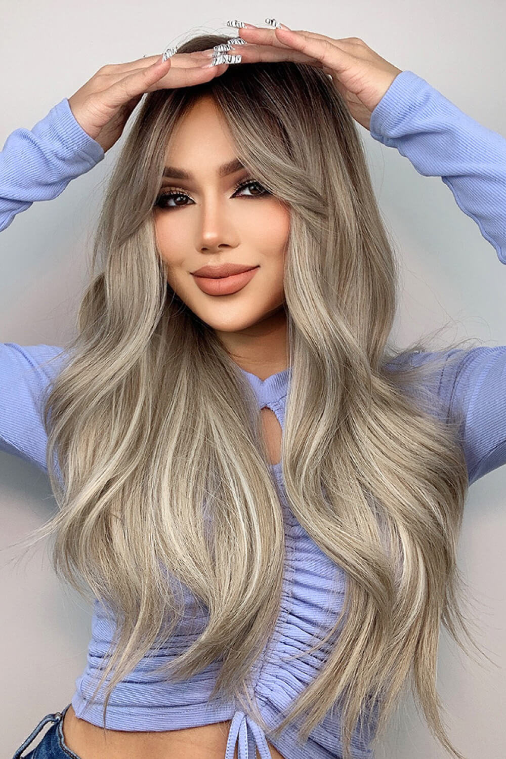 Full Machine Long Wave Wigs 26'' - Trendsi | Lola Mariee