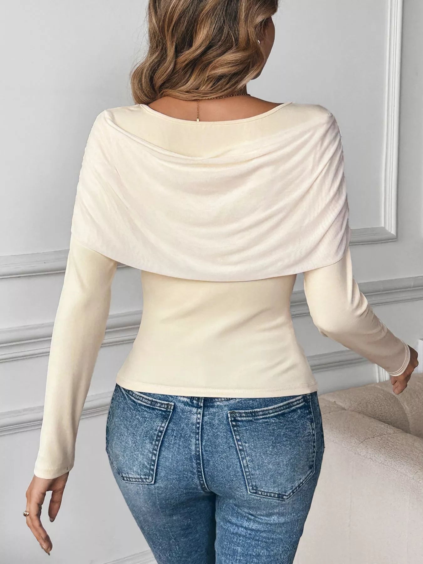 Bow Long Sleeve T-Shirt - Trendsi | Lola Mariee