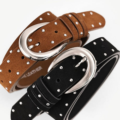 Adjustable Fit Studded Belt – view 2 | Lola Mariee