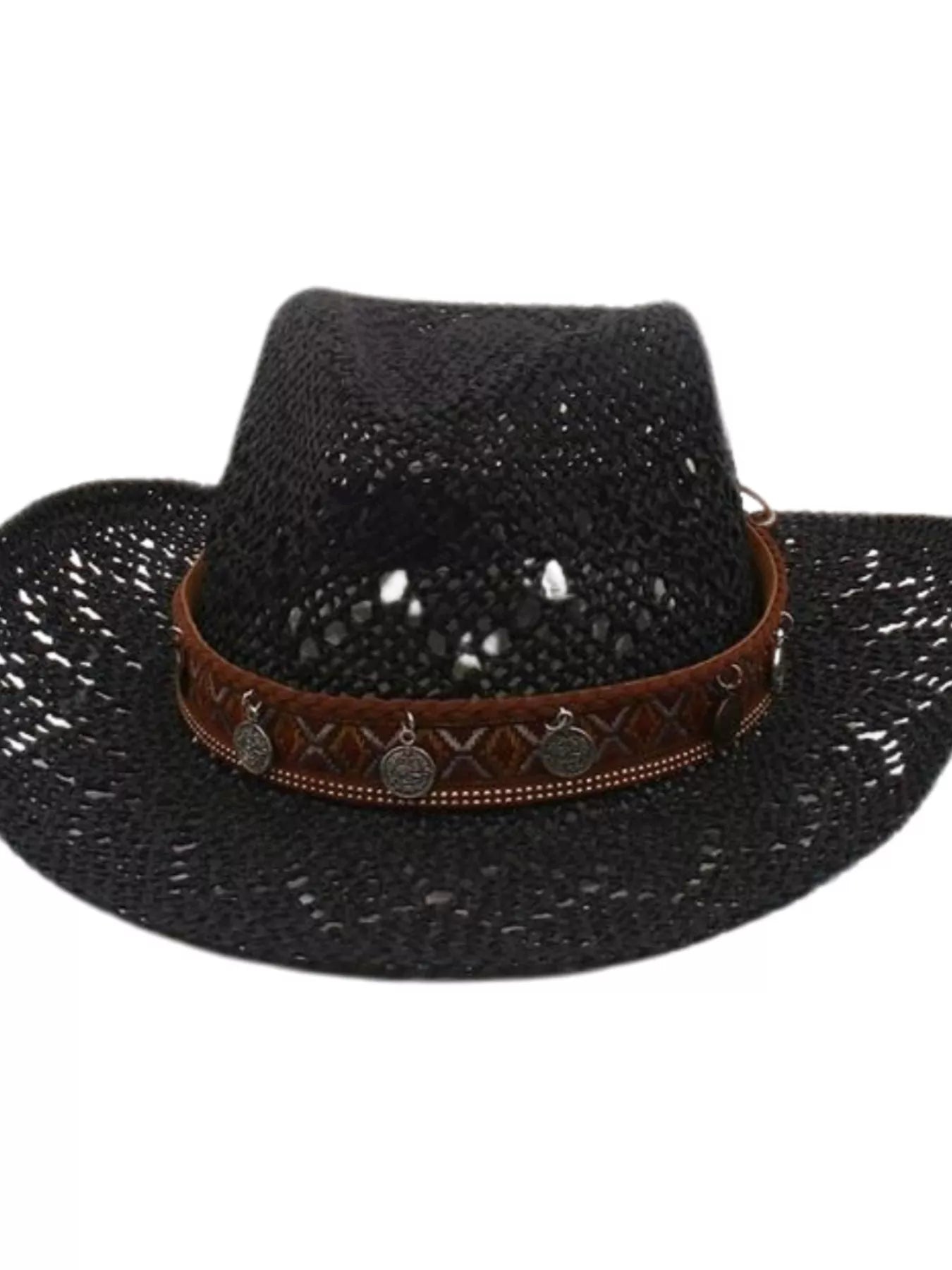Boho Woven Cowboy Hat – view 6 | Lola Mariee