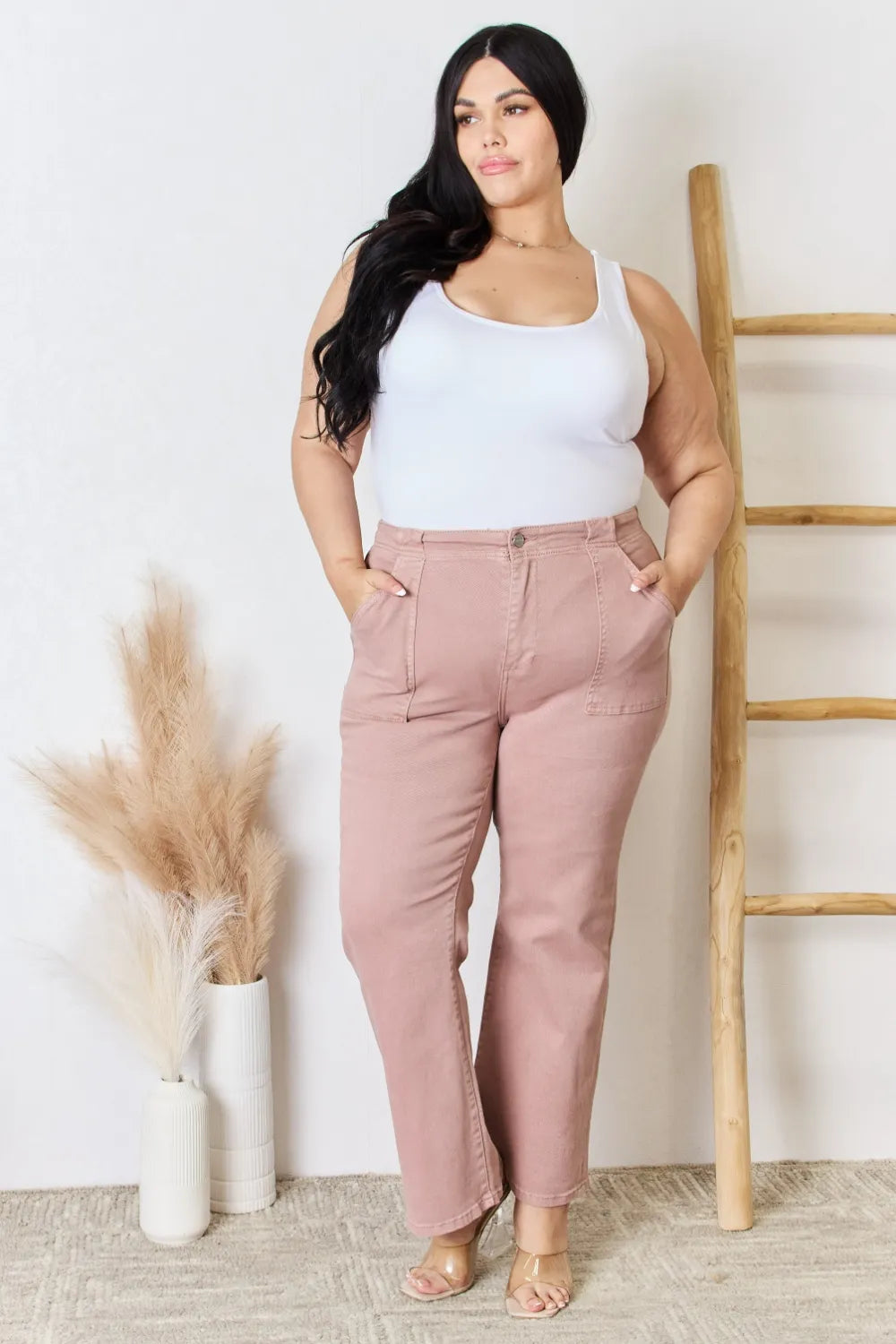 RISEN Full Size High Rise Ankle Flare Jeans - LOLA MARIEE | Lola Mariee