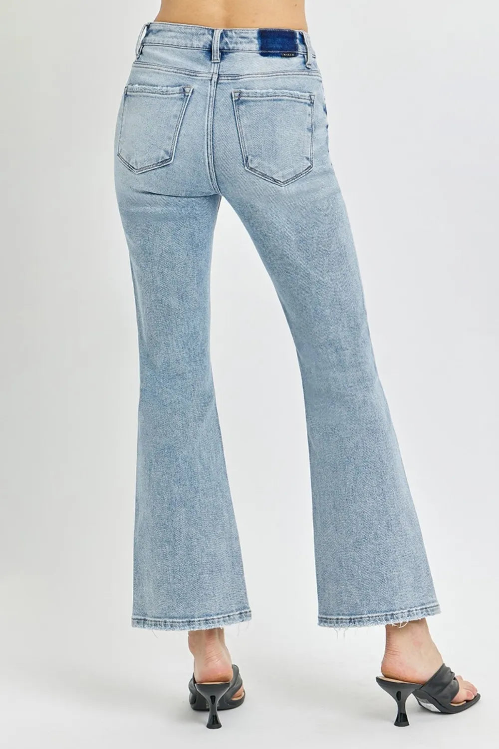 RISEN Full Size High Rise Ankle Flare Jeans - LOLA MARIEE | Lola Mariee
