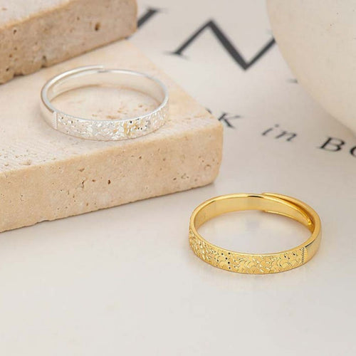 925 Sterling Silver Textured Ring | Lola Mariee