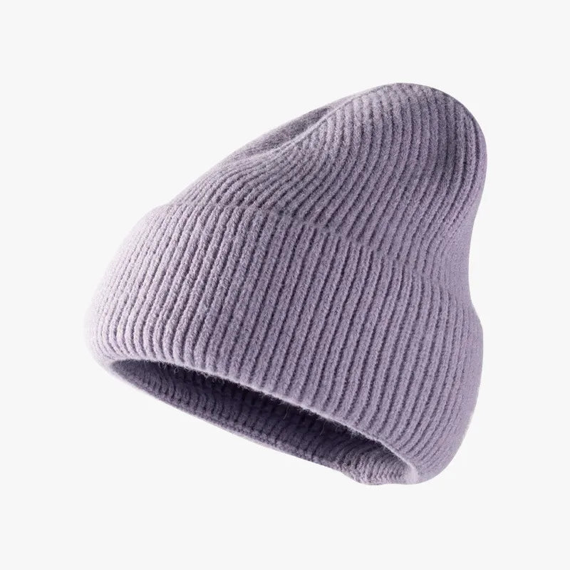 Thermal Solid Knit Hat – view 9 | Lola Mariee