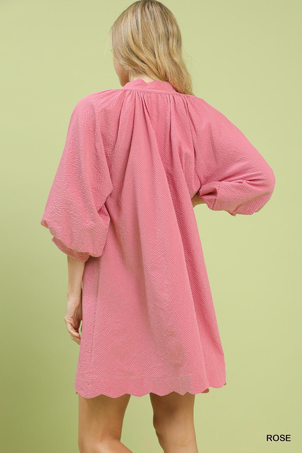 Umgee Textured Pocket Mini Dress - Trendsi | Lola Mariee