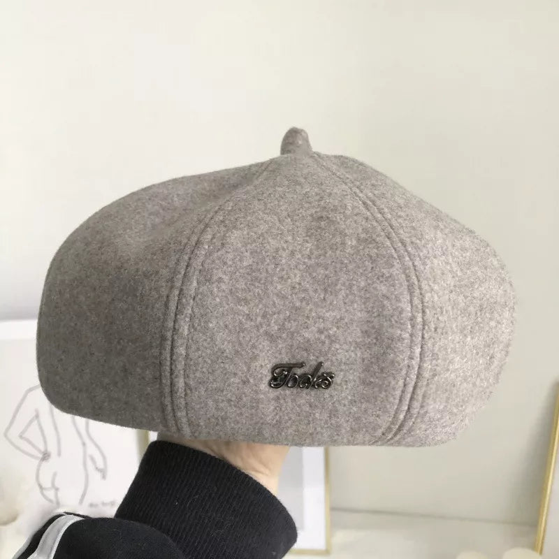 Solid Color Beret Hat – view 6 | Lola Mariee